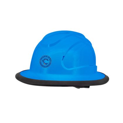 Custom The Judge 6-point Ratchet Type I Full Brim Hard Hat - Ocean blue Custom The Judge 6-point Ratchet Type I Full Brim Hard Hat - Ocean blue