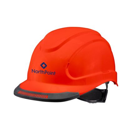 Custom Hypeman 6-point Ratchet Type I Cap Style Hard Hat - Hi-vis-Orange Custom Hypeman 6-point Ratchet Type I Cap Style Hard Hat - Hi-vis-Orange