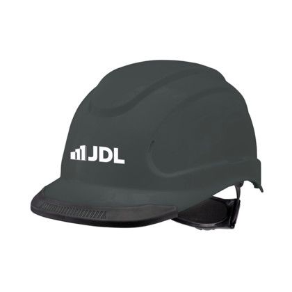 Custom Hypeman 6-point Ratchet Type I Cap Style Hard Hat - Dark gray Custom Hypeman 6-point Ratchet Type I Cap Style Hard Hat - Dark gray