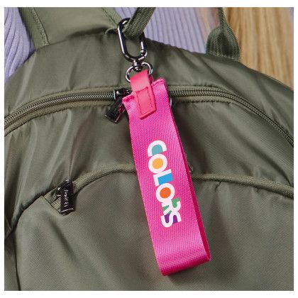 Custom AeroLOFT Never Lost Keychain - Pink Lifestyle