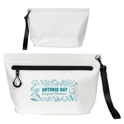 Custom Sunfish Water Resistant Tarpaulin Utility Bag - White Custom Sunfish Water Resistant Tarpaulin Utility Bag - White