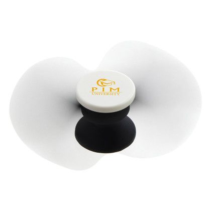 Custom Push Pop Propeller with Suction Cup - Black In use