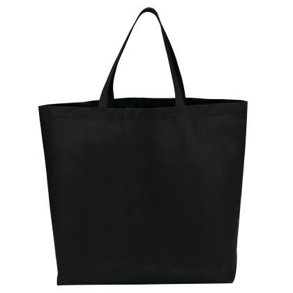 Custom Challenger Jumbo Shopper Tote - Back view Custom Challenger Jumbo Shopper Tote - Back view
