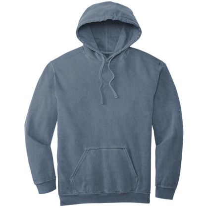 Custom Comfort Colors Ring Spun Hooded Sweatshirt - Blue Jean Custom Comfort Colors Ring Spun Hooded Sweatshirt - Blue Jean