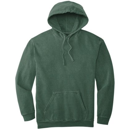 Custom Comfort Colors Ring Spun Hooded Sweatshirt - Blue Spruce Custom Comfort Colors Ring Spun Hooded Sweatshirt - Blue Spruce