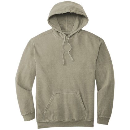 Custom Comfort Colors Ring Spun Hooded Sweatshirt - Gray Custom Comfort Colors Ring Spun Hooded Sweatshirt - Gray