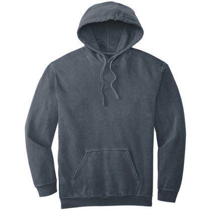 Custom Comfort Colors Ring Spun Hooded Sweatshirt - Denim Custom Comfort Colors Ring Spun Hooded Sweatshirt - Denim