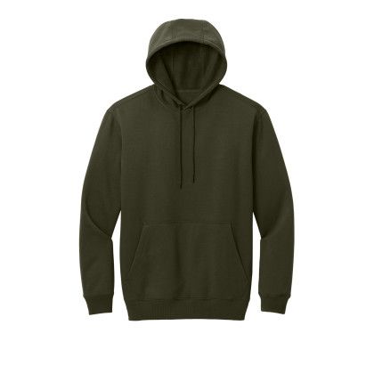 Custom CornerStone Tough Fleece Pullover Hoodie - Tundra Green Front Custom CornerStone Tough Fleece Pullover Hoodie - Tundra Green Front