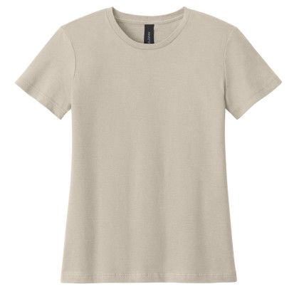 Custom Gildan Full Color Softstyle Women's T-Shirt - Sand Custom Gildan Full Color Softstyle Women's T-Shirt - Sand