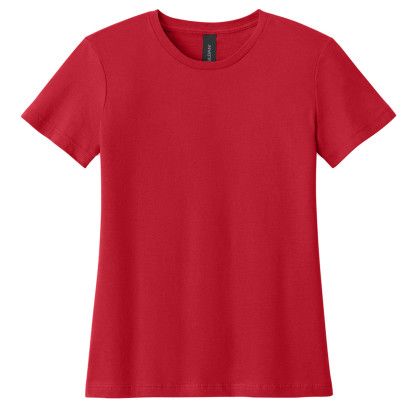 Custom Gildan Full Color Softstyle Women's T-Shirt - Red Custom Gildan Full Color Softstyle Women's T-Shirt - Red