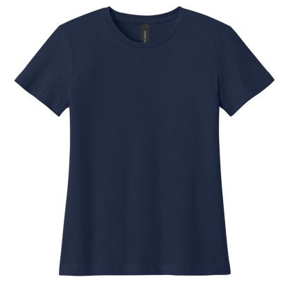 Custom Gildan Full Color Softstyle Women's T-Shirt - Navy Custom Gildan Full Color Softstyle Women's T-Shirt - Navy