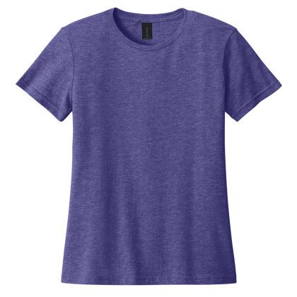Custom Gildan Full Color Softstyle Women's T-Shirt - Heather Purple Custom Gildan Full Color Softstyle Women's T-Shirt - Heather Purple