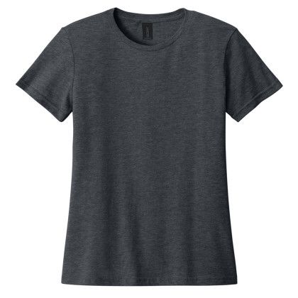 Custom Gildan Full Color Softstyle Women's T-Shirt - Dark Heather Custom Gildan Full Color Softstyle Women's T-Shirt - Dark Heather