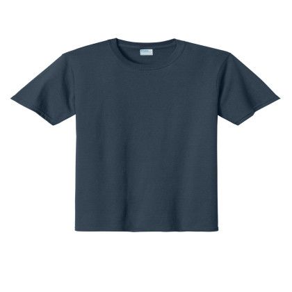 Custom Port & Company Essential Tee - Steel Blue Custom Port & Company Essential Tee - Steel Blue
