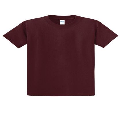 Custom Port & Company Essential Tee - Athletic Maroon Custom Port & Company Essential Tee - Athletic Maroon