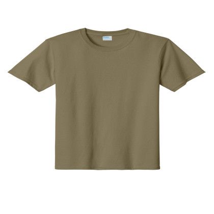 Custom Port & Company Essential Tee - Coyote Brown Custom Port & Company Essential Tee - Coyote Brown