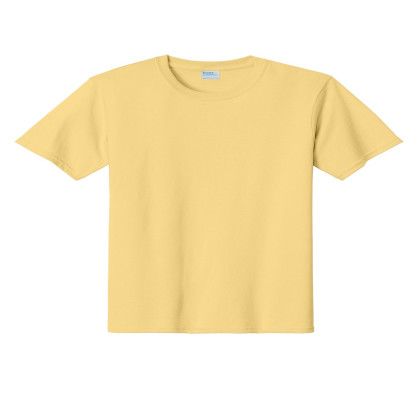 Custom Port & Company Essential Tee - Daffodil Yellow Custom Port & Company Essential Tee - Daffodil Yellow