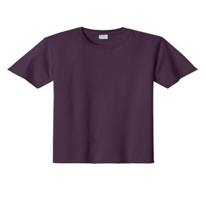 Custom Port & Company Essential Tee - Eggplant Custom Port & Company Essential Tee - Eggplant