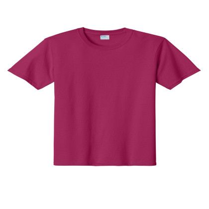 Custom Port & Company Essential Tee - Flush pink Custom Port & Company Essential Tee - Flush pink