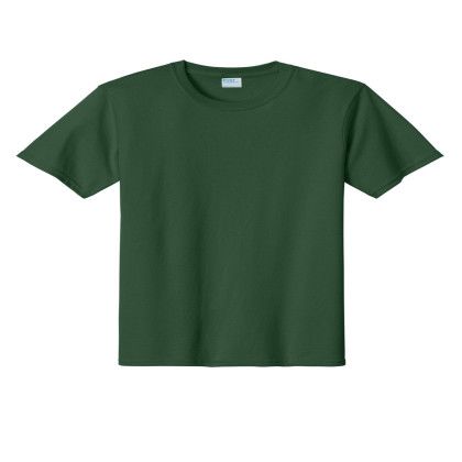 Custom Port & Company Essential Tee - Forest Green Custom Port & Company Essential Tee - Forest Green
