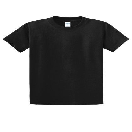 Custom Port & Company Essential Tee - Jet Black Custom Port & Company Essential Tee - Jet Black