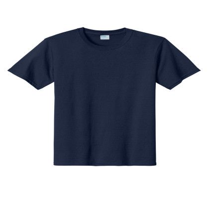 Custom Port & Company Essential Tee - Navy Custom Port & Company Essential Tee - Navy