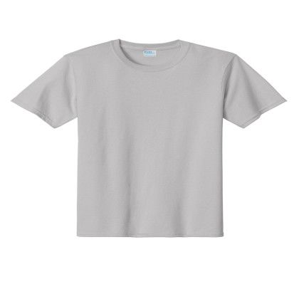 Custom Port & Company Essential Tee - Ash Custom Port & Company Essential Tee - Ash