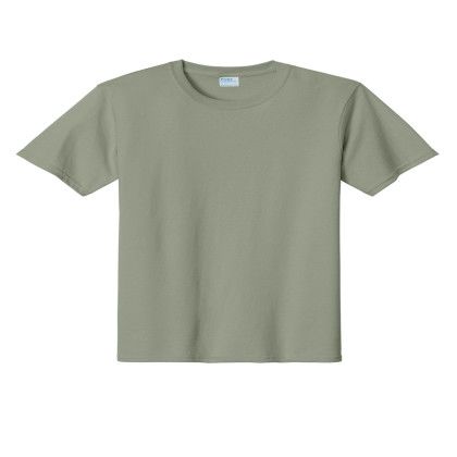 Custom Port & Company Essential Tee - Stonewashed Green Custom Port & Company Essential Tee - Stonewashed Green