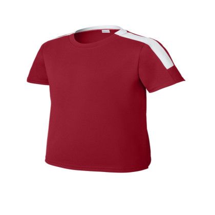 custom Sport-Tek Youth Competitor United Crew - Deep Red/White custom Sport-Tek Youth Competitor United Crew - Deep Red/White