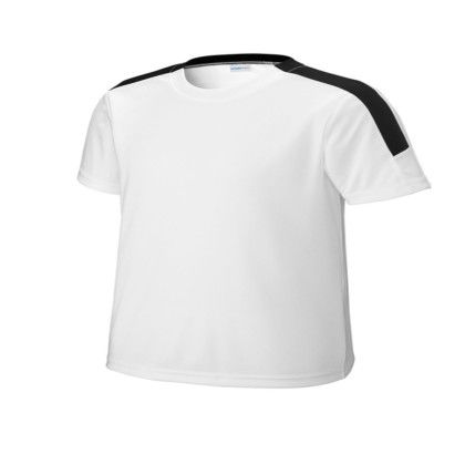 custom Sport-Tek Youth Competitor United Crew - White/ Black custom Sport-Tek Youth Competitor United Crew - White/ Black