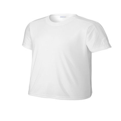 custom Sport-Tek Youth Competitor United Crew - White/ white custom Sport-Tek Youth Competitor United Crew - White/ white