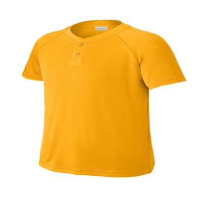 custom Sport-Tek Youth PosiCharge Competitor 2-Button Henley - Gold custom Sport-Tek Youth PosiCharge Competitor 2-Button Henley - Gold