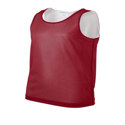 Sport-Tek Youth PosiCharge Reversible Mesh Tank - Deep Red/ White Sport-Tek Youth PosiCharge Reversible Mesh Tank - Deep Red/ White