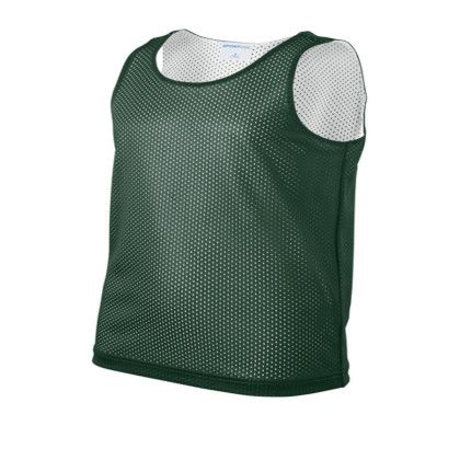 Sport-Tek Youth PosiCharge Reversible Mesh Tank - Forest Green/White Sport-Tek Youth PosiCharge Reversible Mesh Tank - Forest Green/White