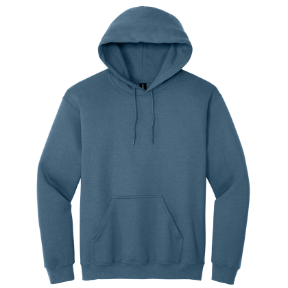 Custom Adult Blend Hooded Pullover Sweatshirt - Gildan - Indigo blue