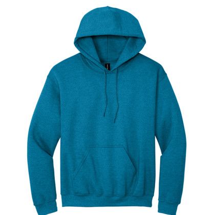 Custom Adult Blend Hooded Pullover Sweatshirt - Gildan - Antique sapphire