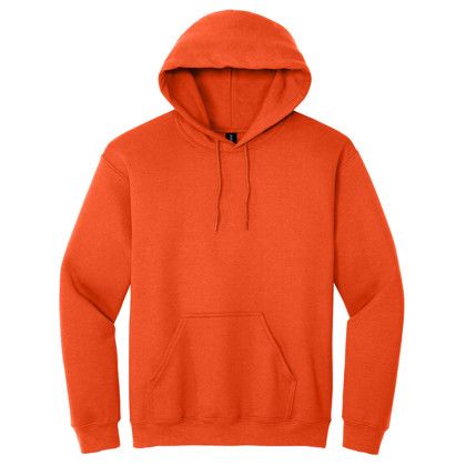Custom Adult Blend Hooded Pullover Sweatshirt - Gildan - Orange
