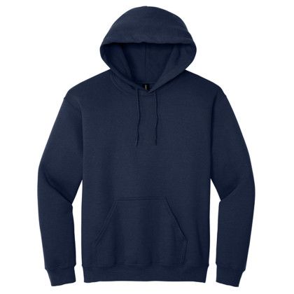 Custom Adult Blend Hooded Pullover Sweatshirt - Gildan - Navy