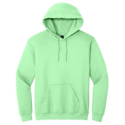 Custom Adult Blend Hooded Pullover Sweatshirt - Gildan - mint green