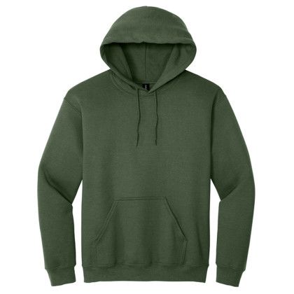 Custom Adult Blend Hooded Pullover Sweatshirt - Gildan - military green