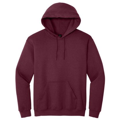 Custom Adult Blend Hooded Pullover Sweatshirt - Gildan - Maroon