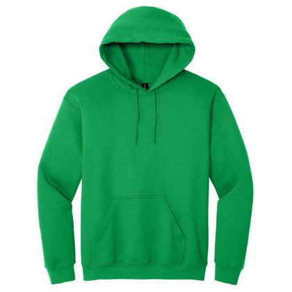 Custom Adult Blend Hooded Pullover Sweatshirt - Gildan - Irish green