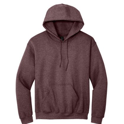 Custom Adult Blend Hooded Pullover Sweatshirt - Gildan - Heather sport Dark Maroon