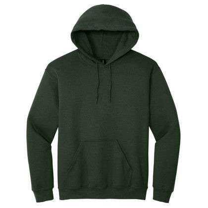 Custom Adult Blend Hooded Pullover Sweatshirt - Gildan - Forest green