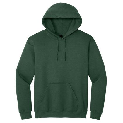 Custom Adult Blend Hooded Pullover Sweatshirt - Gildan - Fan Dark Green