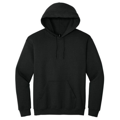Custom Adult Blend Hooded Pullover Sweatshirt - Gildan - Black