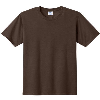 Custom Port & Company Fan Favorite Tee - Dark Chocolate Brown Custom Port & Company Fan Favorite Tee - Dark Chocolate Brown