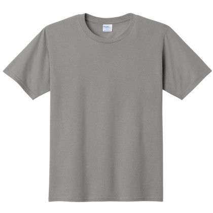 Custom Port & Company Fan Favorite Tee - Medium Grey Custom Port & Company Fan Favorite Tee - Medium Grey
