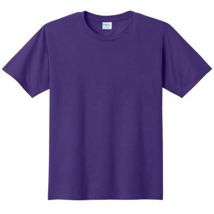 Custom Port & Company Fan Favorite Tee - Team Purple Custom Port & Company Fan Favorite Tee - Team Purple