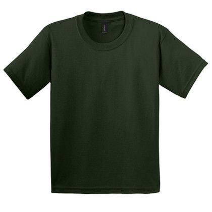 Custom Gildan Youth Ultra Cotton 100% US Cotton T-Shirt - Forest Custom Gildan Youth Ultra Cotton 100% US Cotton T-Shirt - Forest